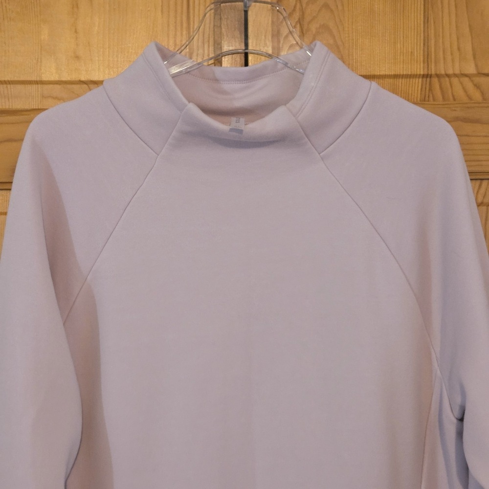 Fabletics Zaylee Funnel Neck Long Sleeve Tunic Sweater Pullover Blush Pink XL
